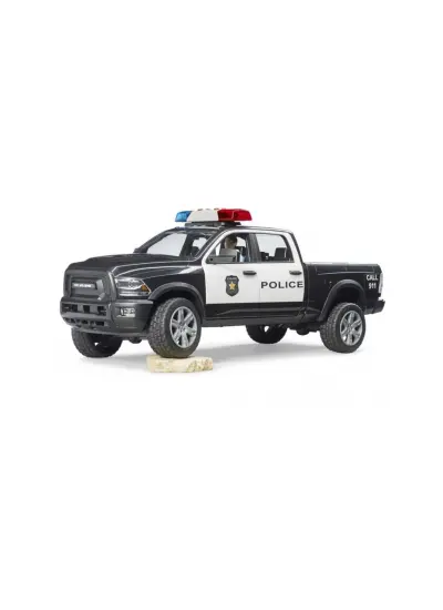 BR02505 Ram 2500 Polis Aracı ve Memur +4 yaş - Bruder