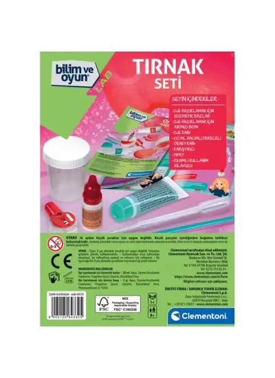 64332 Bilim ve Oyun - Tırnak Seti +7 yaş