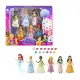 HLW91 Disney Prenses Bebekleri 6'lı Set