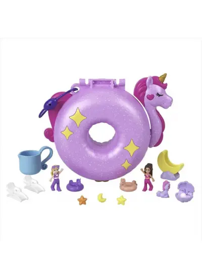 HKV34 Polly Pocket Unicorn Temalı Oyun Seti