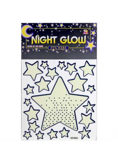 Nessiworld Night Glow Gece Karanlıkta Parlayan Yıldız Sticker