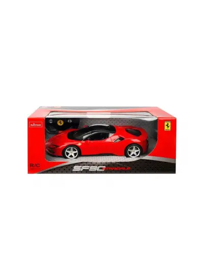 97300 1:14 Ferrari SF90 Stradale Işıklı Uzaktan Kumandalı Araba 34 cm -Sunman