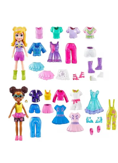 HKW10 Polly Pocket ve Arkadaşları Kombin Eğlencesi Oyun Seti