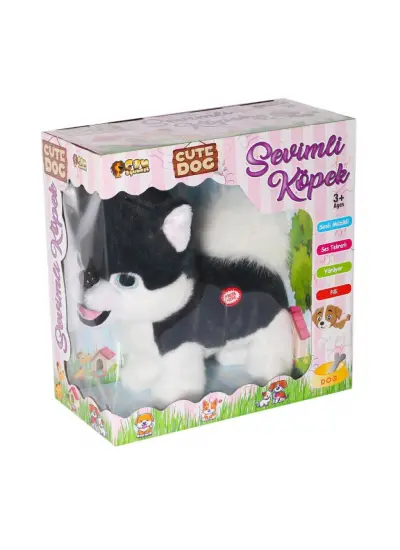 NessiWorld 5229 Sesli Sevimli Köpek -Can Oyuncak