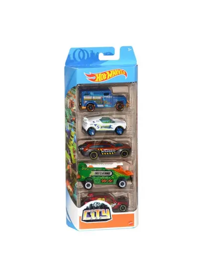 1806 Hot Wheels 5'li Araba Seti +3 yaş 1 - 31 Aralık