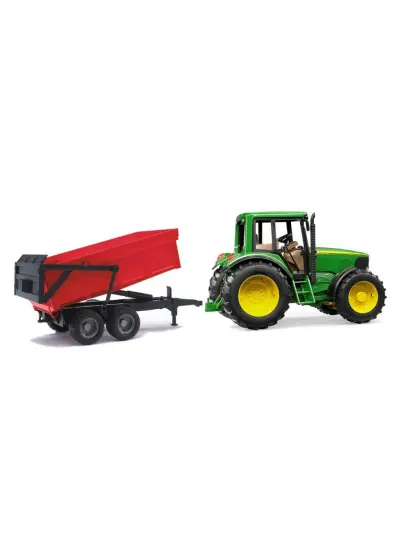 Nessiworld John Deere 6920 Traktör Ve Kırmızı Römorku