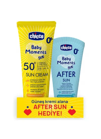 Chicco Baby Moments Sun Güneş Sprey Spf 50+ 150 ml + After Sun Hediye