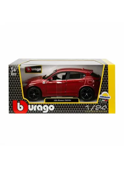 Bburago 1:24 Alfa Romeo Stelvio Model Araba