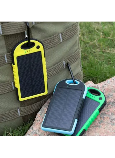 Güneş Enerjili Solar Powerbank 10000 Mah