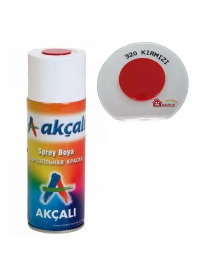 Akçalı Sprey Boya 400 ml 320 Kırmızı