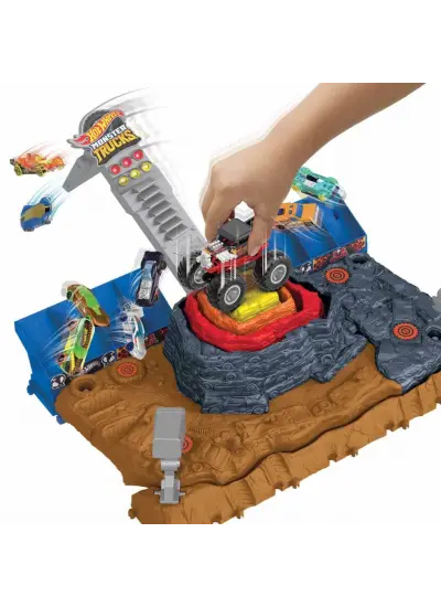 Nessiworld Hot Wheels Monster Trucks Muhteşem Çarpışma Arenası Oyun Seti HNB96