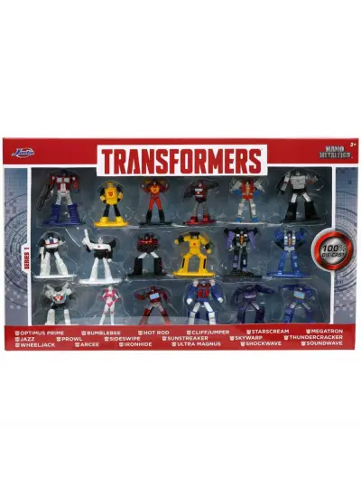 Nessiworld Jada Transformers Nano 18'li Metal Figür Seri 1