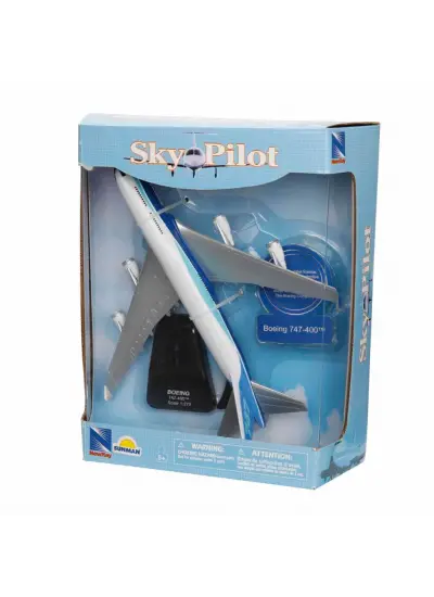 NessiWorld 1:240/1:270 Sky Pilot Boeing Model Yolcu Uçağı