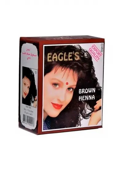 Eagles Orijinal Hint Kınası Saç Boyası Kahverengi - Brown Henna