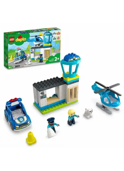 Nessiworld LEGO DUPLO Kurtarma Polis Merkezi ve Helikopter 10959