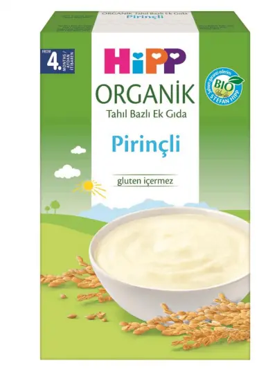 p Organik Pirinçli Tahıl Bazlı Ek Gıda 200 Gr