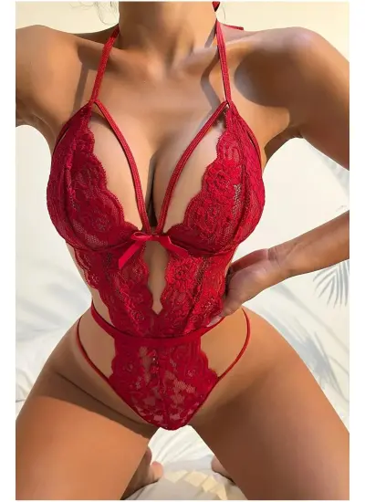 Şık  Dantelli Babydoll Gecelik