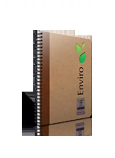 Gıpta Enviro Kraft A-4 Spiralli Sert Kapak Defter 100 Yaprak Çizgili