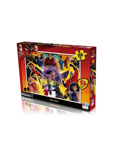 KS Incredibles 2 Puzzle 200 Parça