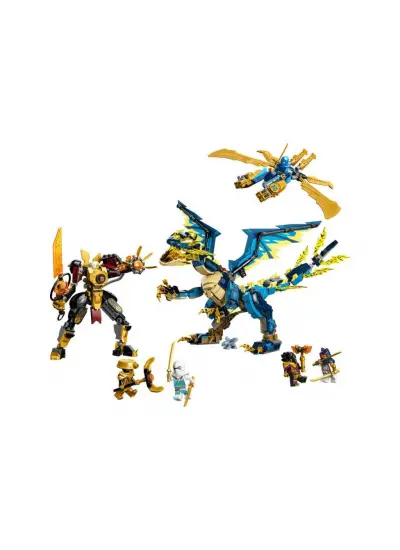 71796 LEGO® Ninjago® - Elemental Dragon The Empress Robotu'na Karşı 1038 parça +9 yaş