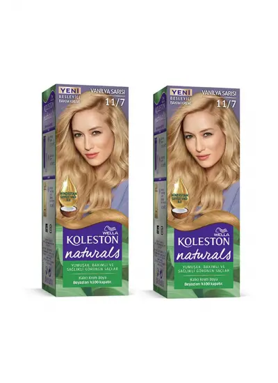 Naturals Saç Boyası Vanilya Sarısı 11/7 2x Paket