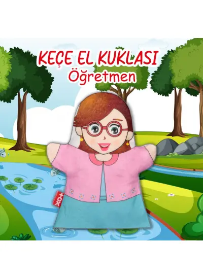 Öğretmen Meslekler Keçe El Kukla