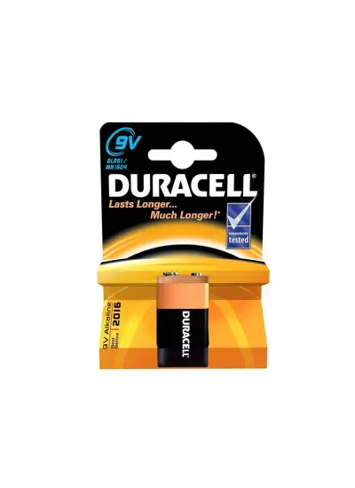 Duracell 9 Volt Alkalin Pil