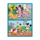 PUZZLE-93344 2IN1 Disney Puzzle -Trefl