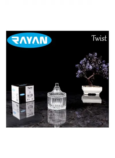 Rayan Twist Cam Şekerlik Lokumluk