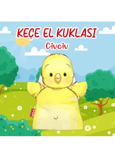 Civciv Evcil Hayvanlar Keçe El Kukla