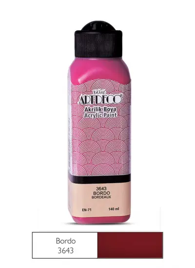 Artdeco Akrilik Boya 140 Ml Bordo