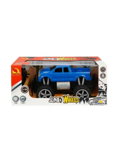 80012 1:18 Uzaktan Kumandalı Jumbo Wheels Usb Şarjlı Araba