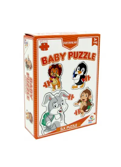 LC7225 Laço, Baby Puzzle - Hayvanlar - İlk Puzzle / +12 ay