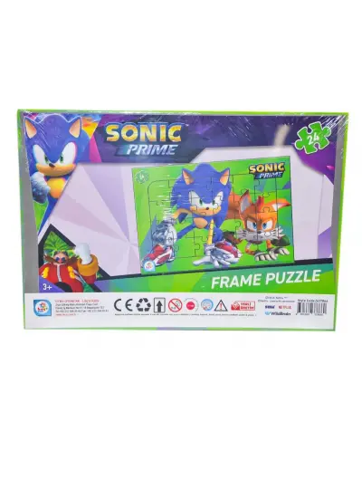 SO7866 Sonic 24 Parça Frame Puzzle 1 - Utku Oyuncak