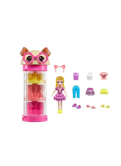 HKW04 Polly Pocket Moda Eğlencesi Oyun Setleri-Mattel