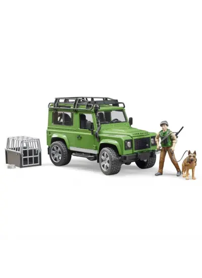 Nessiworld Bruder Land Rover Arazi Aracı & Orman Bekçisi ve Köpeği BR02587