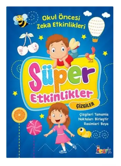 Ema Çocuk Süper Etkinlikler Kitabı Çizgiler