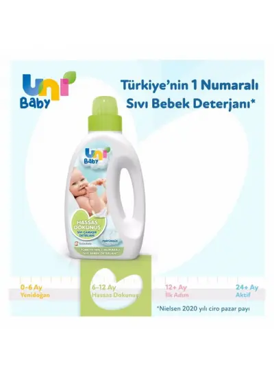 Uni Baby Sensitive Sıvı Çamaşır Deterjanı 1500 ml