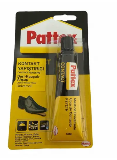 Pattex Deri Kauçuk Ahşap Yapıştırıcı 50 gr