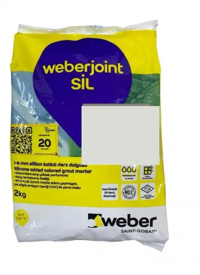 Weber Joint Sil 437 Açık Gri Derz Dolgu 2 Kg