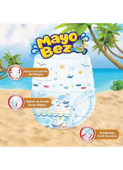 Nessiworld Molfix Mayo Bez 5-6 Beden 14+ Kg 10 Adet