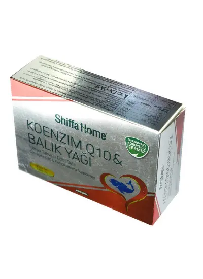 Shiffa Home Koenzim Q10 & Balık Yağı Yumuşak Jel 1340 Mg x 30 Kapsül