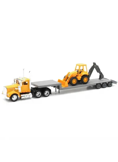 1:43 Long Haul Kenworth Taşıyıcı Tır ve Dozer