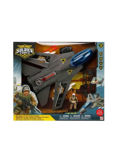 45054 Sesli ve Işıklı Soldier Force Air Hawk Attack Oyun Seti -Sunman