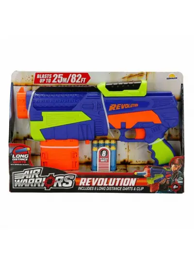 Air Warriors Revolution Sünger Dart Atan Oyuncak