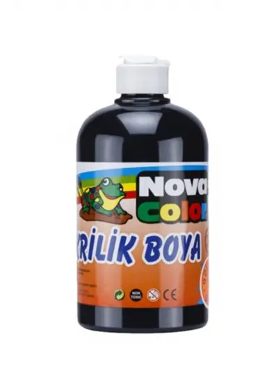 Nova Color Akrilik Boya 500 Gr Siyah Nc-386