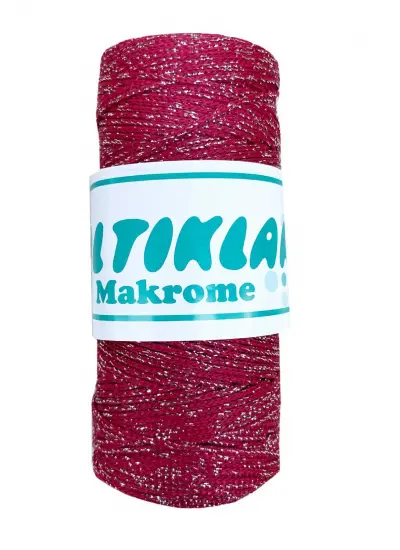 1 Adet Polyester Simli Makrome İpi SG-1845