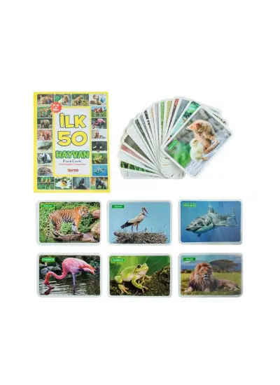 1352FlashCardsİlk50Hayvan-Dıytoy