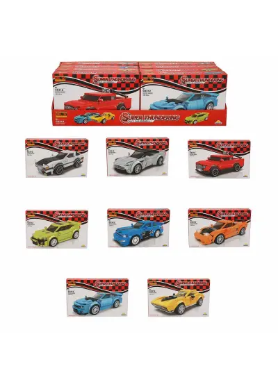 Nessiworld BLX Racing Yarış Arabaları Mini Lego