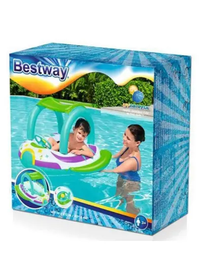 Bestway Direksiyonlu Kornalı Bot 107x102 Cm - 34149